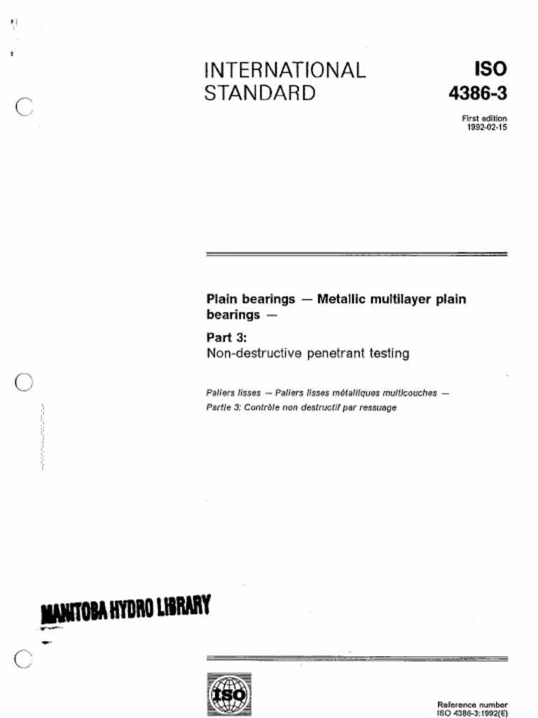 ISO 4386-3-Surface Porosity | PDF | International Organization For ...