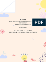 RPPM RA B 5 6 Tahun Kurikulum Merdeka Smt1 RA SALMAN