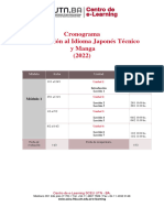 Cronograma Del Curso Enero 2022