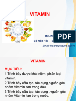 Bài 7.2: Vitamin