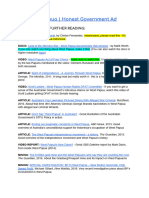 Sources + Annotated Script - VISIT WEST PAPUA! (Honest Government Ad)