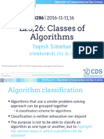 DS286 AUG2016 L25-26 Algorithms