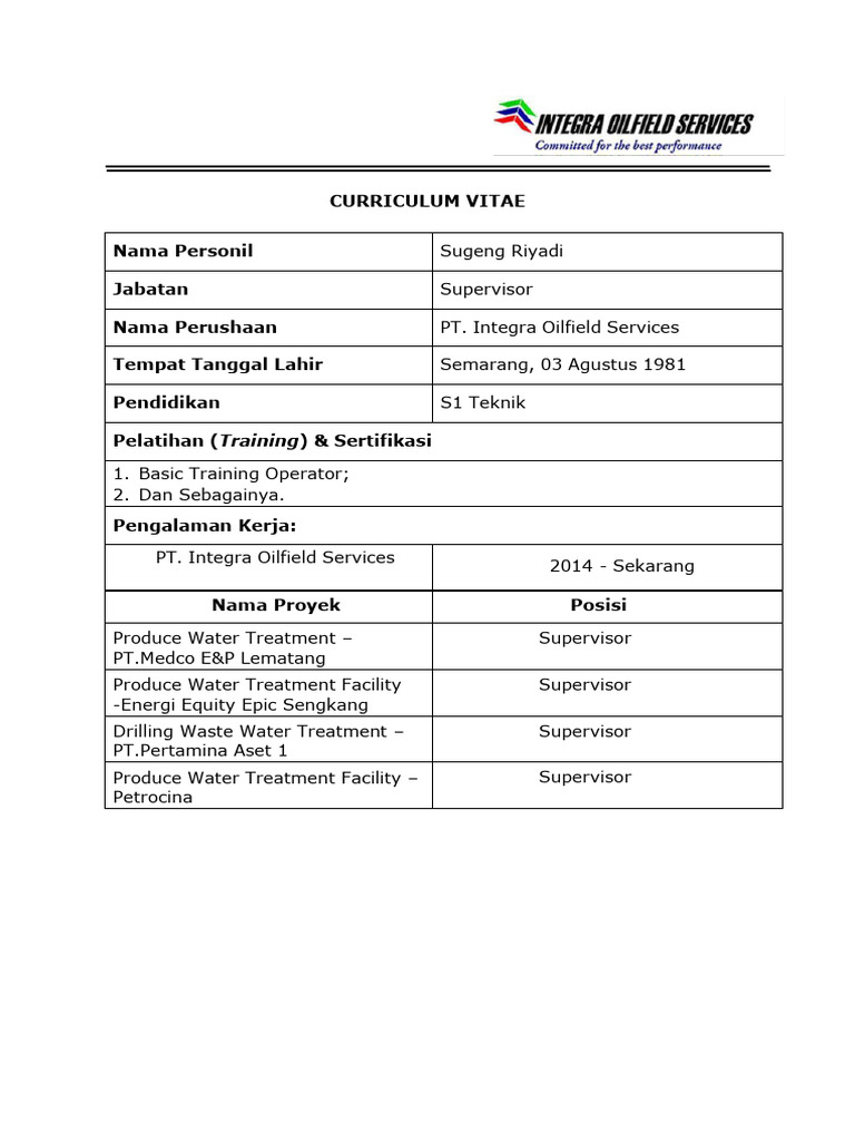 CV Sugeng Riyadi, Supervisor IOS 2023 | PDF | Technology & Engineering