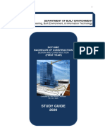 DCT10BE Study Guide 2020 - DESIGN AND CONSTRUCTION