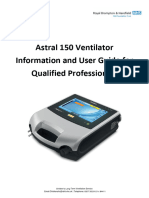 Astral 150 Ventilator Info and User Guide For Professionals v6