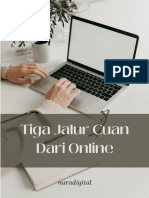 Tiga Jalur Cuan Dari Online