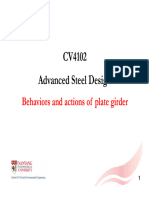 CV4102 Lecture 3 Behaviours and Actions of Plate Girder