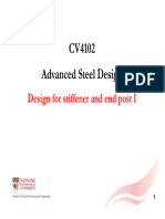 CV4102 Lecture 6 & 7 Design For Stiffener and End Post I
