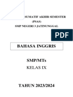 Soal Psas Kelas 9 - B.inggris