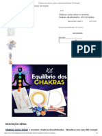 Chakras Como Ativar e Resolver Chakras Desalinhados - Kit Completo2