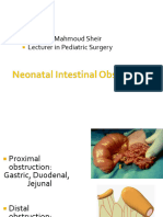 03 - Neonatal Intestinal Obstruction