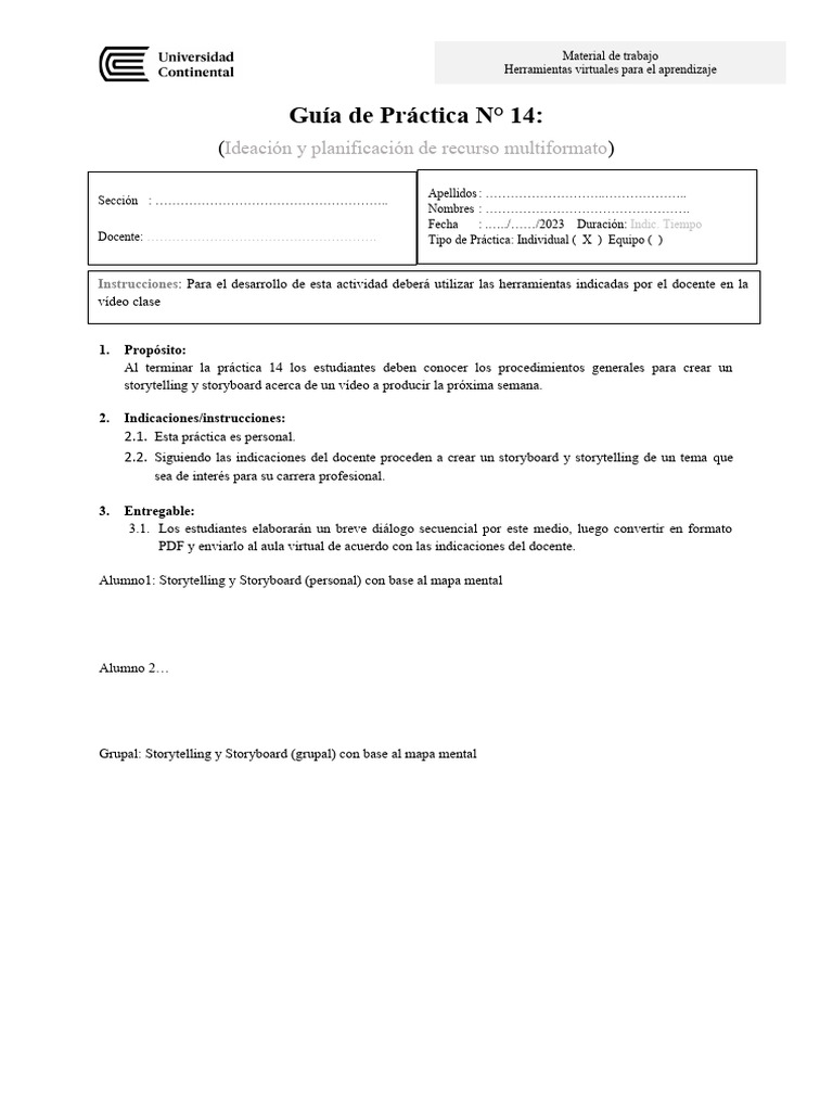 Guia Practica de La Semana 14 | PDF | Arte