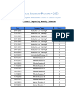 Day To Day Calendar-Cohort 5