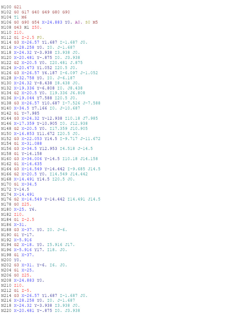 G Code CNC | PDF