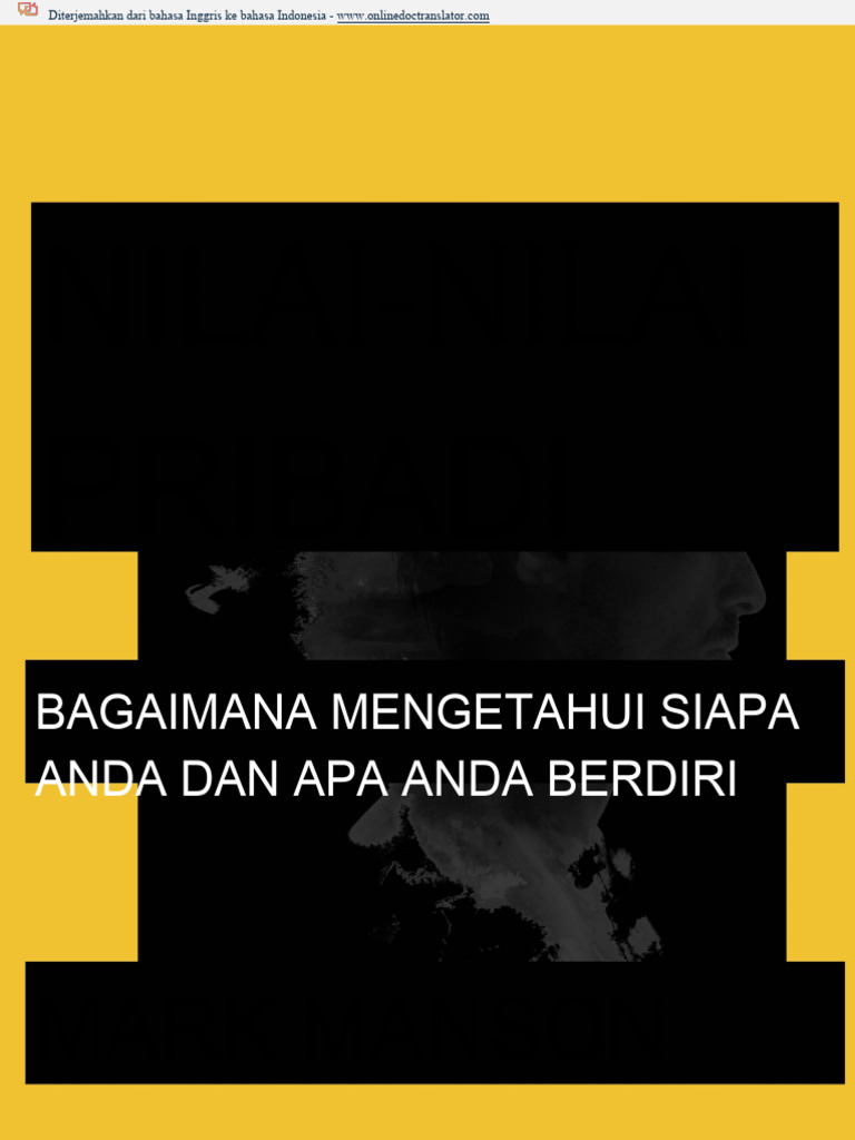 Mark Manson Personal Values How To Know Who You Are And What You