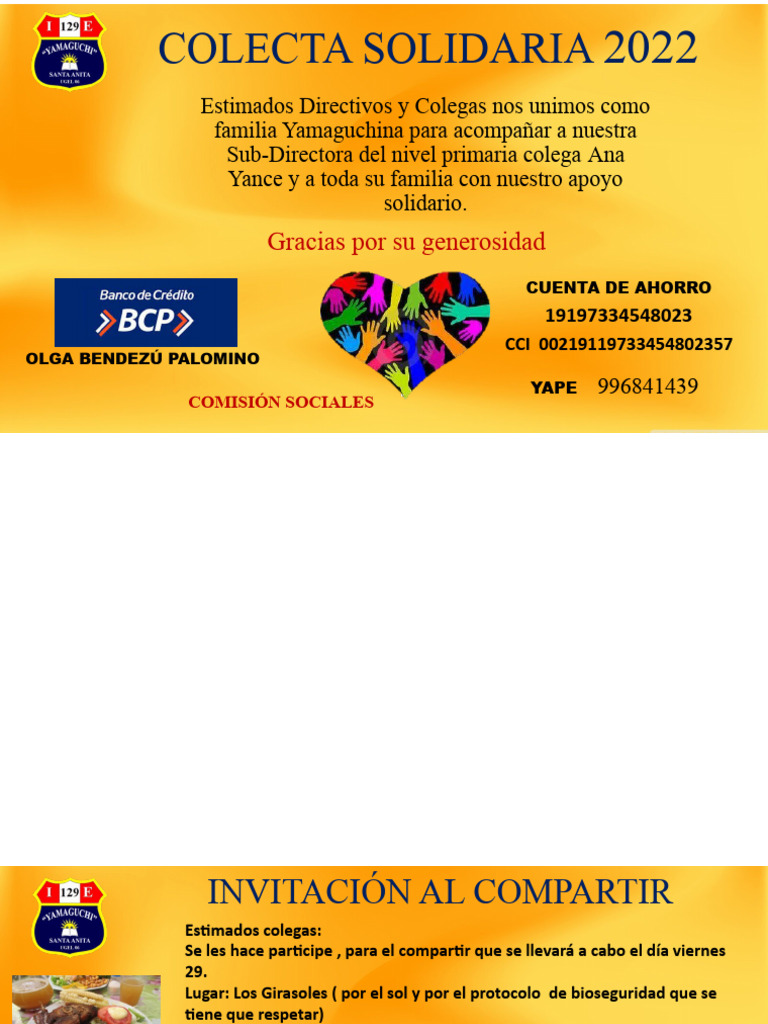 Colecta Solidaria | PDF
