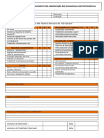 Formulário para Observação em Segurança Comportamental