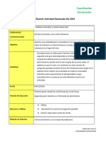 Planificación Actividades Destacadas 2023