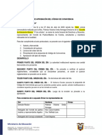 5 Acta de Aprobación de Código de Convivencia