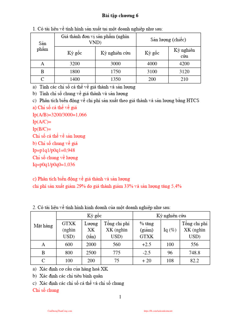 Nguyen-Ly-Thong-Ke - Bai-Tap-Chuong-6 - (Cuuduongthancong - Com) | PDF