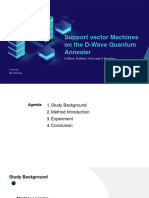 Support Vector Machines On The D-Wave Quantum Annealer: D.Willsch, M.Willsch, H.De Raedt, K.Michielsen