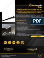 00 FICHA TECNICA EQUIPO LINEAL LED SUSPENDIDO 40W 4000LM 1200x50x70mm 3000K IP20 ALUMINIO