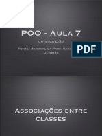 POO - 7 (Associações Entre Classes)