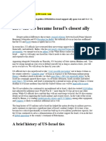 US Motives On Israel - RC 2 Pre Read 2