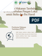 Pemberian Makanan Tambahan (PMT) Berbahan Pangan Lokal Untuk Balita Dan Ibu Hamil