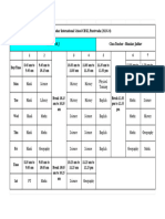 TimeTable 10th Jasmine