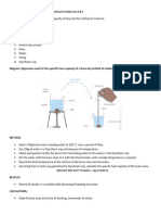 LAB 3 Specific Heat Capacity (Method of Mixture)