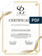 Certificados Imersão Seja Boss