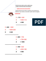 Algebra - 2do 15 de Abril