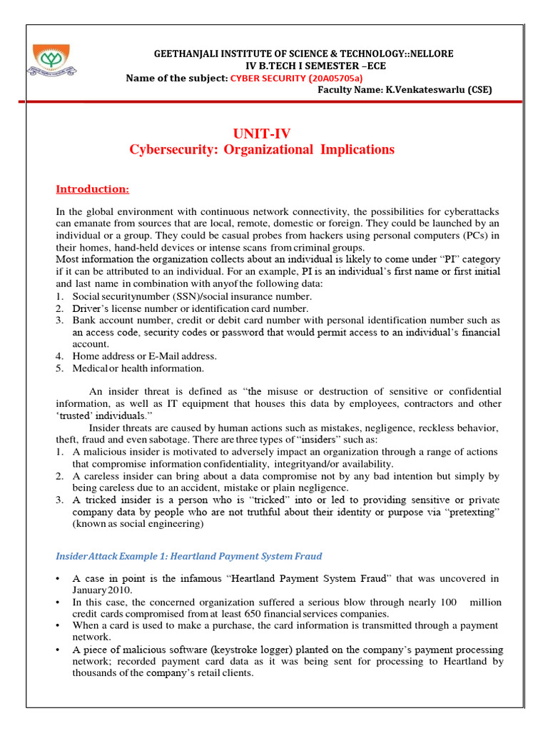 Unit 5 Pdf Security Computer Security