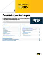 Fiche Technique Caterpillare 315M