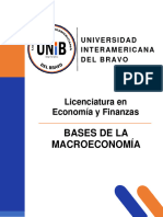 Lic. Economía y Finanzas. BASES DE LA MACROECONOMÍA. Semana 1