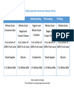 Adel-Selby Recess Menu