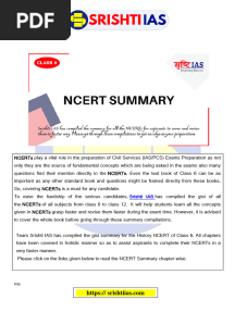 PDFClass 6th History NCERT Summary All Chapters Compiled