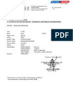 Faktur Intern PT - Bahari TRans Logistik