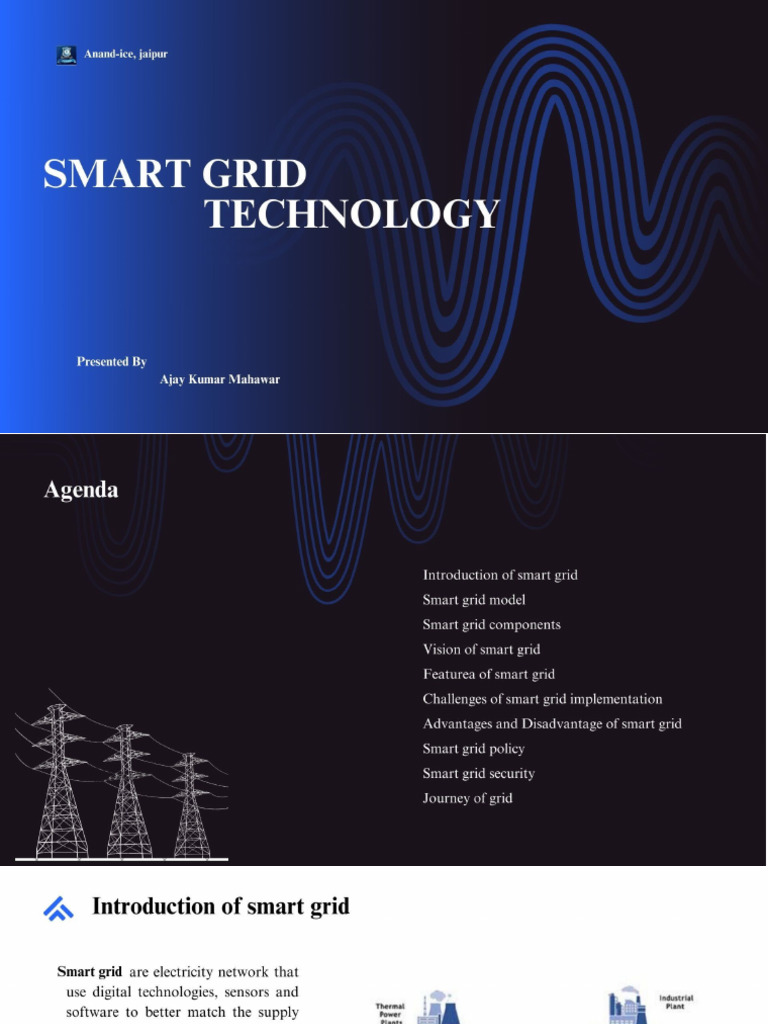 Smart Grid Technology Presentation | PDF