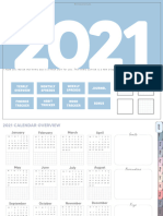 2021 Digital Planner (Light Blue)