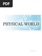 Ssa  Physical World: Science 1 Principal Thrusts 5 Fundamental