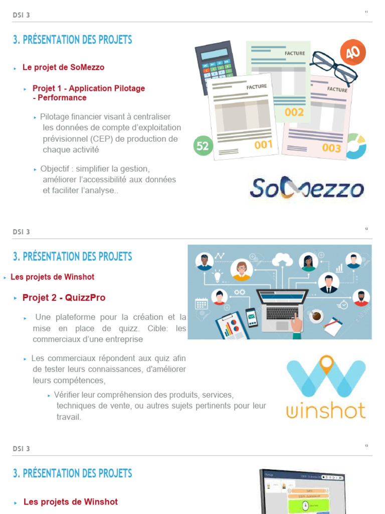Projets Innovants de Winshot | PDF | Sodles | Business