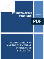 C Programos Struktura (Mokslobaze - LT)