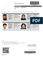 Mr. Muhammad Bilal Siddique Family Certificate