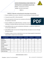 Sujet Technologie Partie 1 CQP Juillet 2023