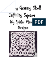 Infinity Square Creepy Skull