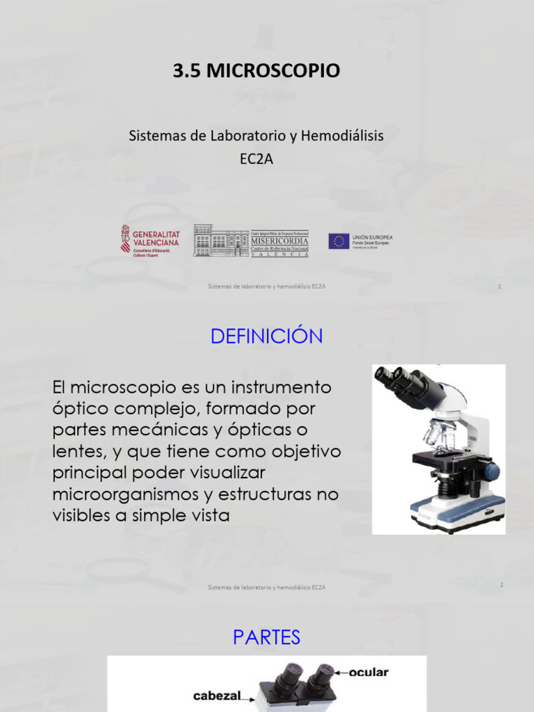 3.5 Microscopio | PDF | Microscopio de efecto túnel | Microscopio de ...