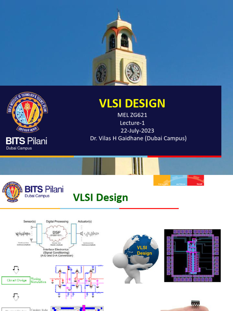 MEL ZG621 VLSI DESIGN (Lect 1) | PDF | Field Programmable Gate Array ...