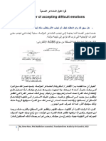 قوة تقبل المشاعر الصعبة ACT